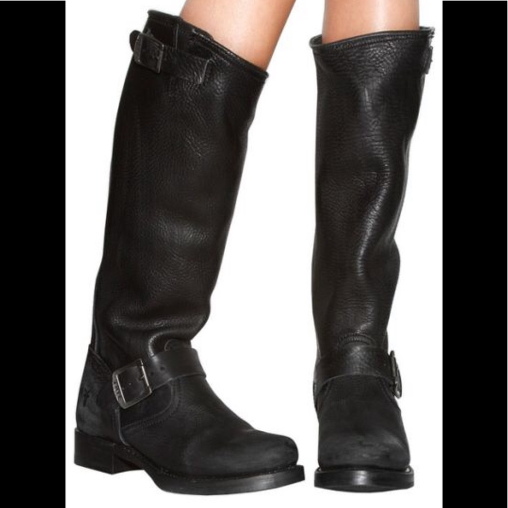 EUC~FRYE VERONICA SLOUCH BOOTS~BLACK~SZ 7.5
